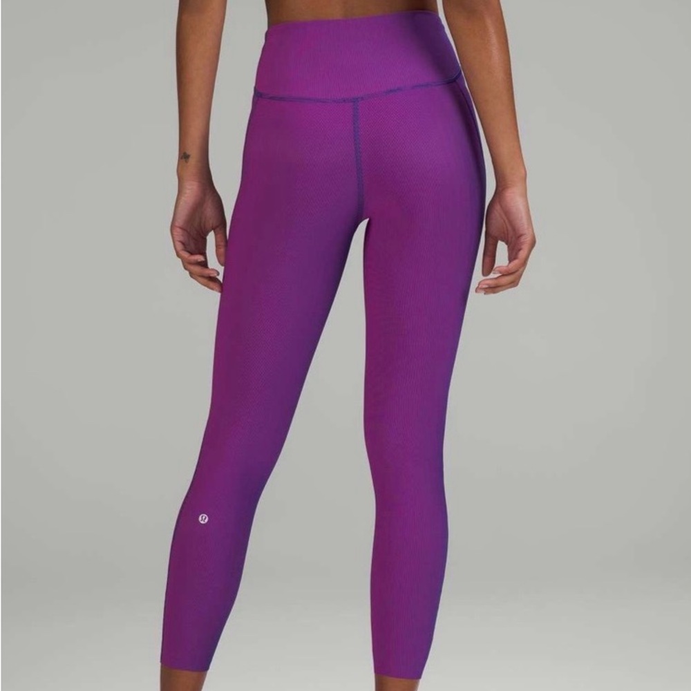 lululemon athletica Special Edition High-Rise Two-Tone Ribbed Leggings - NWT 25”